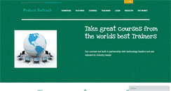 Desktop Screenshot of pedantsoftech.com